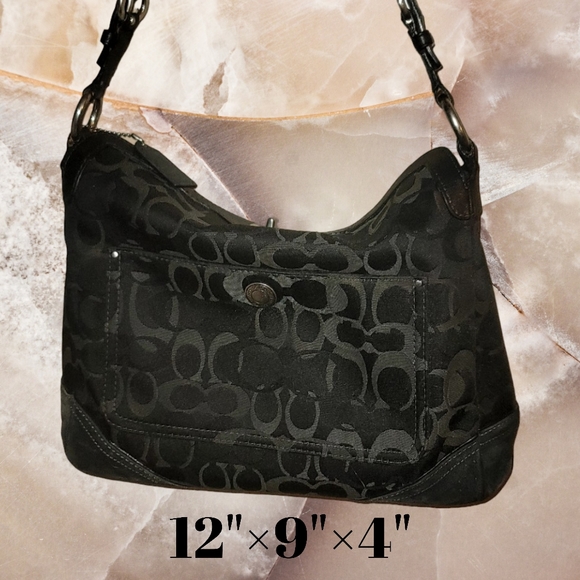 Coach Optic sig hobo - Picture 1 of 12